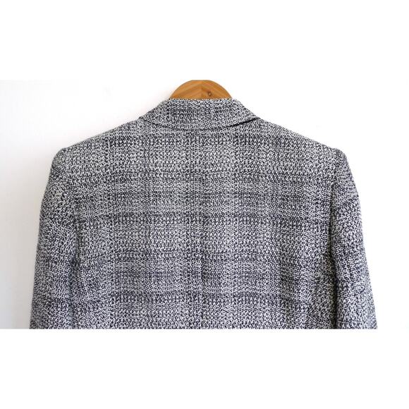 BABATON Tweed Linen-Blend Double-Breasted Index Blazer Jacket XS ARITZIA $228 - Picture 7 of 13